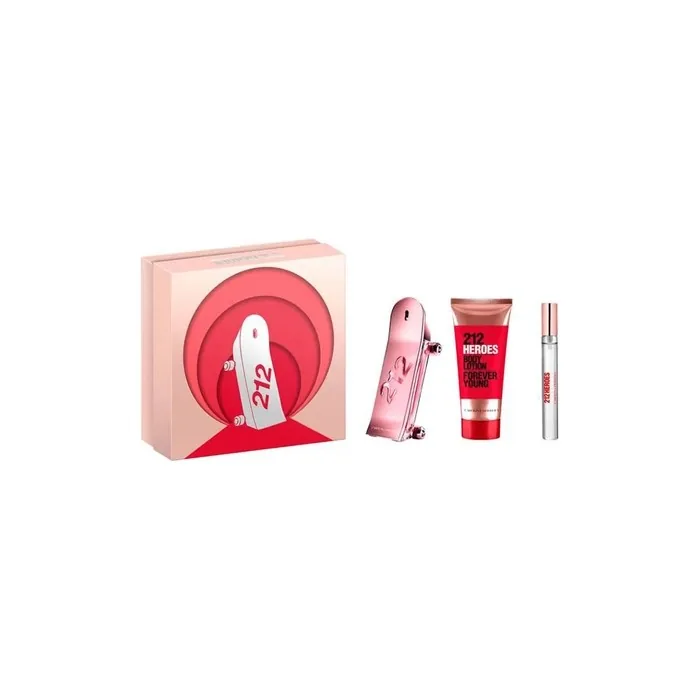 Carolina Herrera 212 Heroes Eau De Perfume Spray Christmas Set 80ml