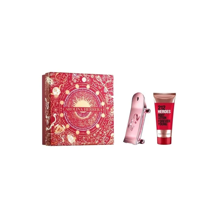 Carolina Herrera 212 Heroes Gift Set Eau De Parfum 80 Ml And Body Care Milk 100 Ml