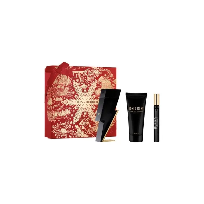 Carolina Herrera Bad Boy Eau De Toilette Gift Set 100ml