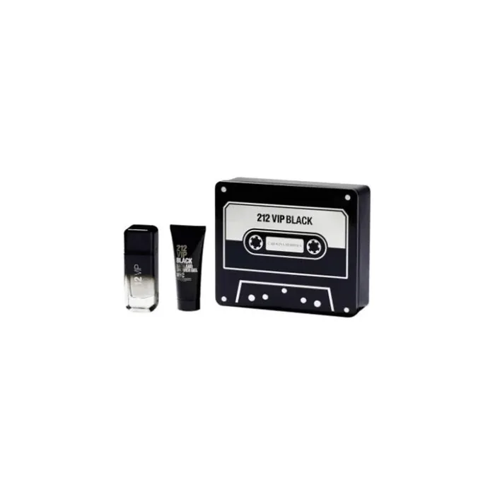 Carolina Herrera 212 Vip Black Eau De Parfum 2 Pc. Gift Set For Men
