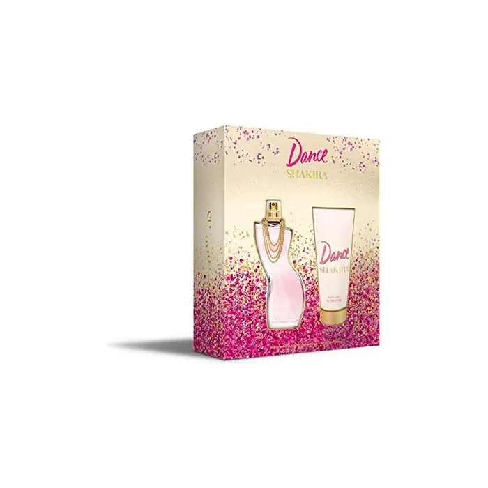 Shakira Dance Perfume and Body Lotion Gift Set for Women 1.7Fl. Oz 50ml Perfume + 2.5Fl. Oz 75ml Body Lotion
