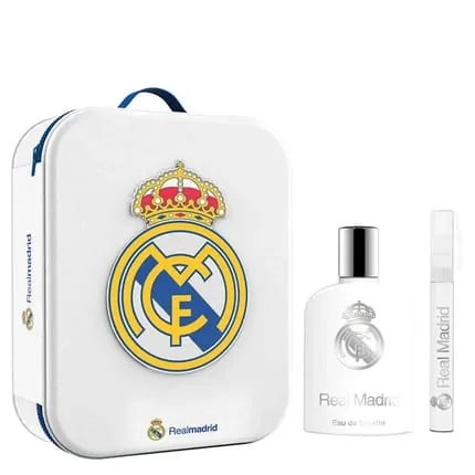 Real Madrid Eau De Toilette Spray Set 100ml Spray 10ml Rollon
