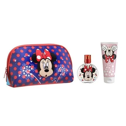 Ep Line Disney Minnie Eau De Toilette Spray Set 50ml Edt 100ml Shower Gel And Bag
