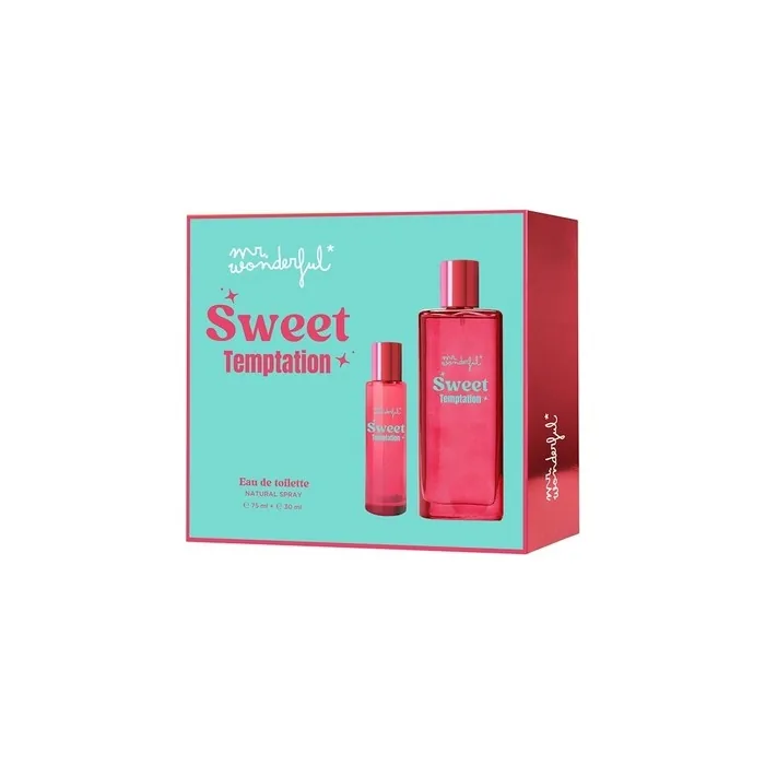 Mr. Wonderful Sweet Temptation Gift Set 105ml Lemon Scented Eau de Toilette
