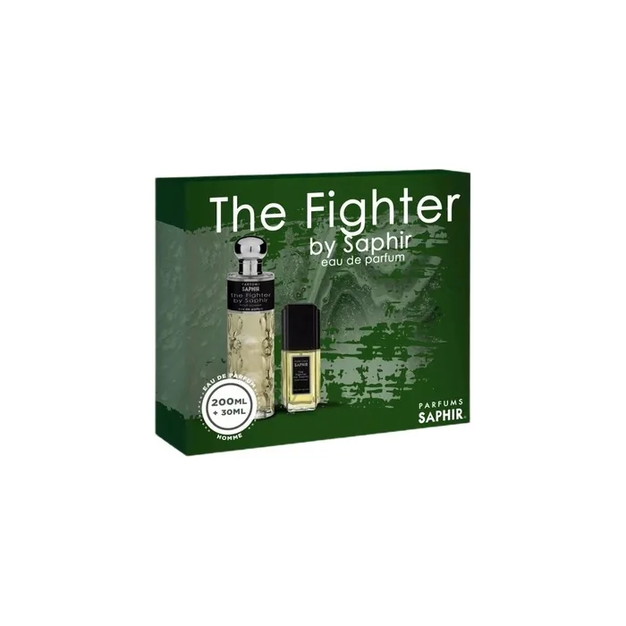 Saphir Set The Fighter Eau De Parfum Spray 200ml + Eau De Parfum Spray 30ml