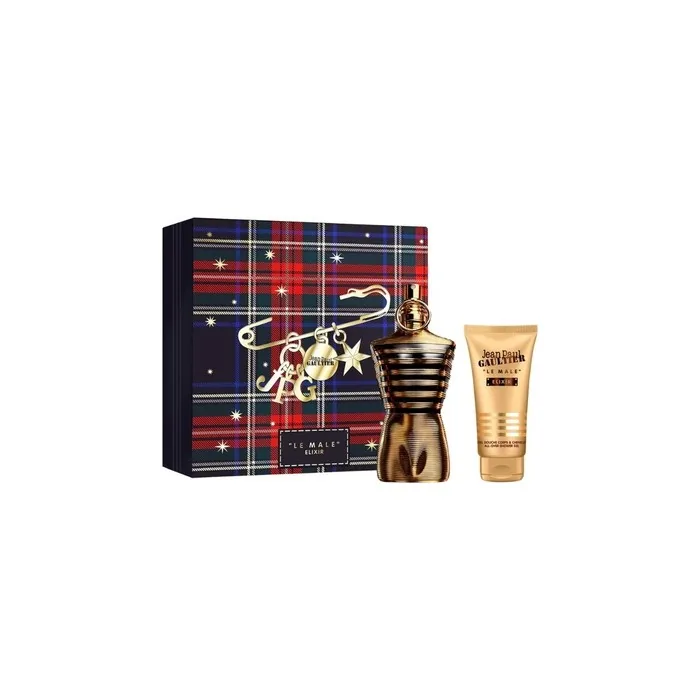 Jean Paul Gaultier Gift Set Le Male Elixir Parfum 125ml Shower Gel 75ml