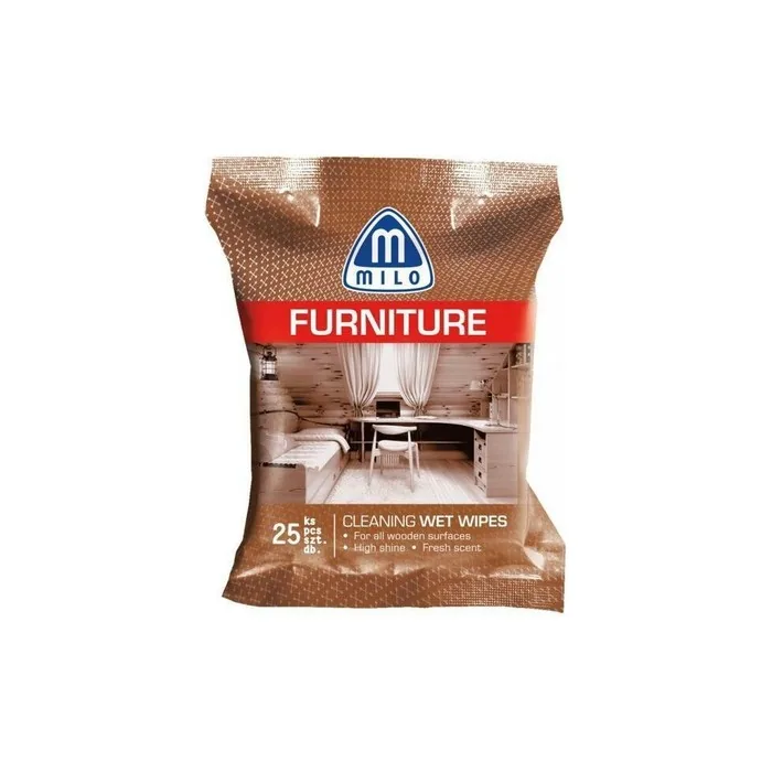 Mattes Milo A25 Furniture Wipes for Wooden Furniture - Pack of 25
