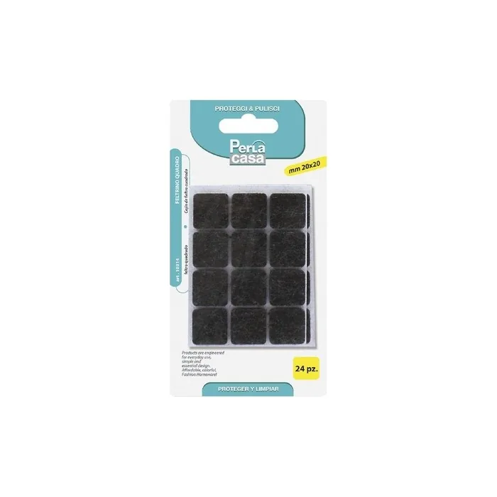 Square Felt Pads 20mm Gabbiano 10314
