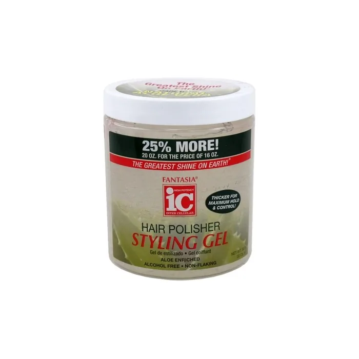 Fantasia Hair Polish Styling Gel With Sparkle Lites 16 Ounce