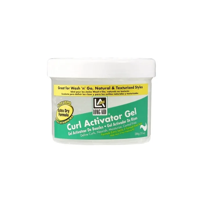 Long Aid Activator Extra Dry Hair Gel 10.5 Oz