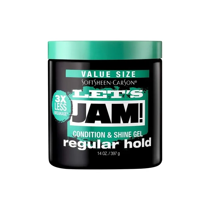 SoftSheen-Carson Let's Jam! Shining and Conditioning Hair Gel by Dark and Lovely Regular Hold 14oz