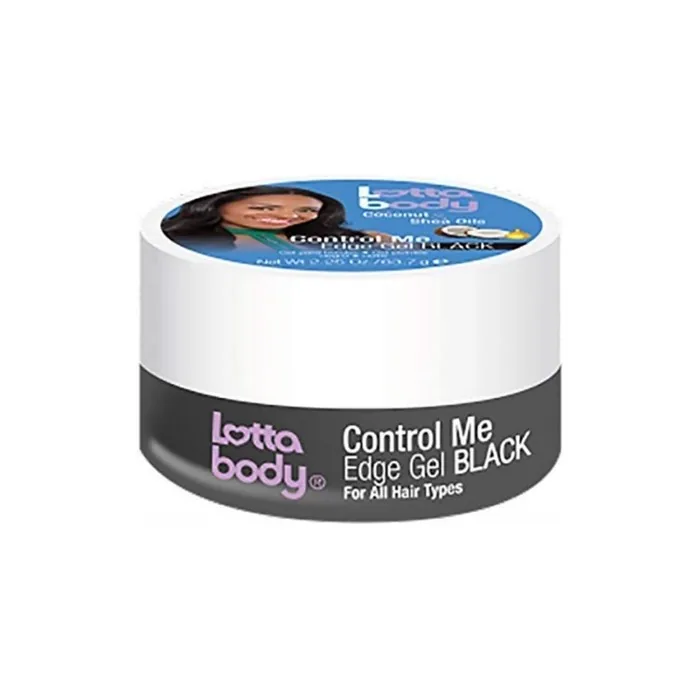 Lotta Body Coconut & Shea Oils Control Me Edge Gel 63.7g Black