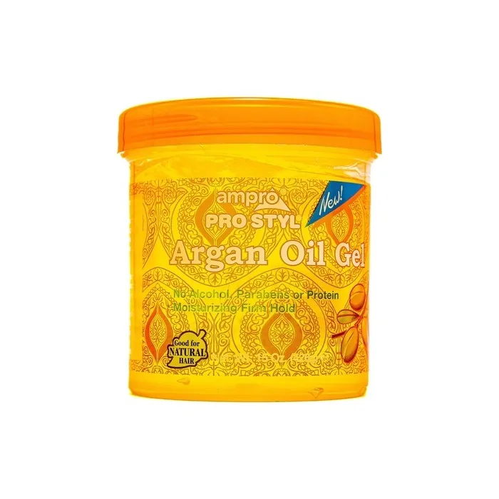 Ampro Pro Styl Styling Gel Protects and Strengthens Your Strands Non-Flaking Alcohol Free Vegan Formula Flexible Touchable Hold for All Hair Textures Regular 426g