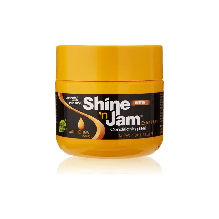 Proam Ampro Shine 'N Jam Conditioning Gel Extra Hold 4oz