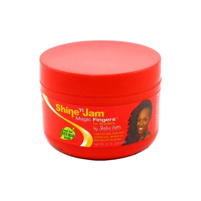 Shine N Jam Magic Fingers For Braiders Extra Firm Hold 237ml
