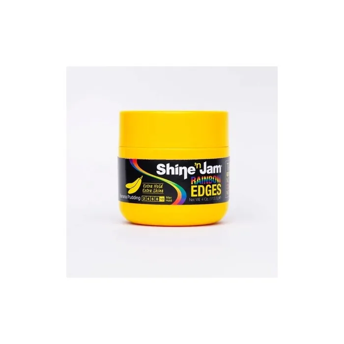 Shine 'N Jam/Rainbow Edges - Banana Pudding / 4oz Pack Of 1