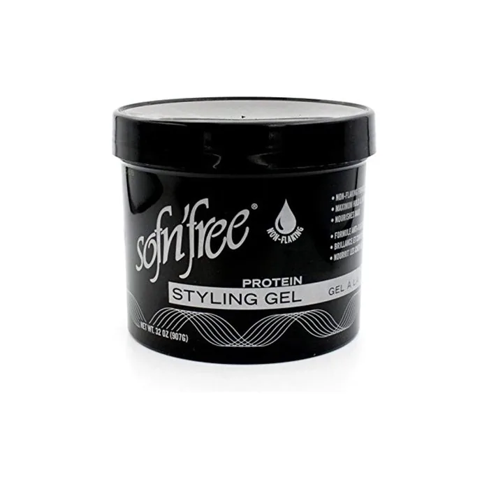 SOFN'FREE Protein Styling Non-Flaking Gel for Firm Styling Control 32oz
