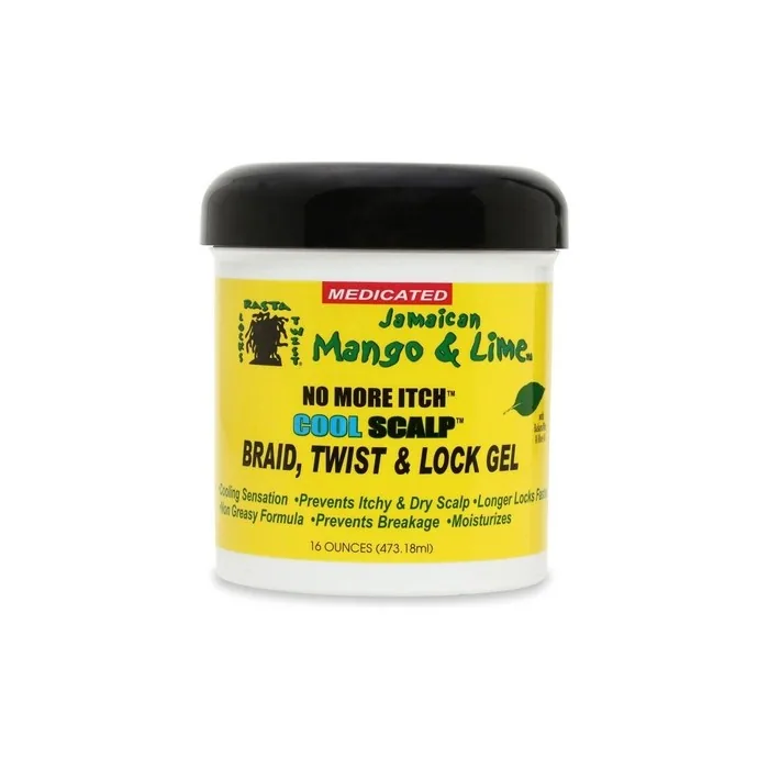 Jamaican Mango & Lime No More Itch Cool Scalp Braid Twist & Lock Gel 16oz