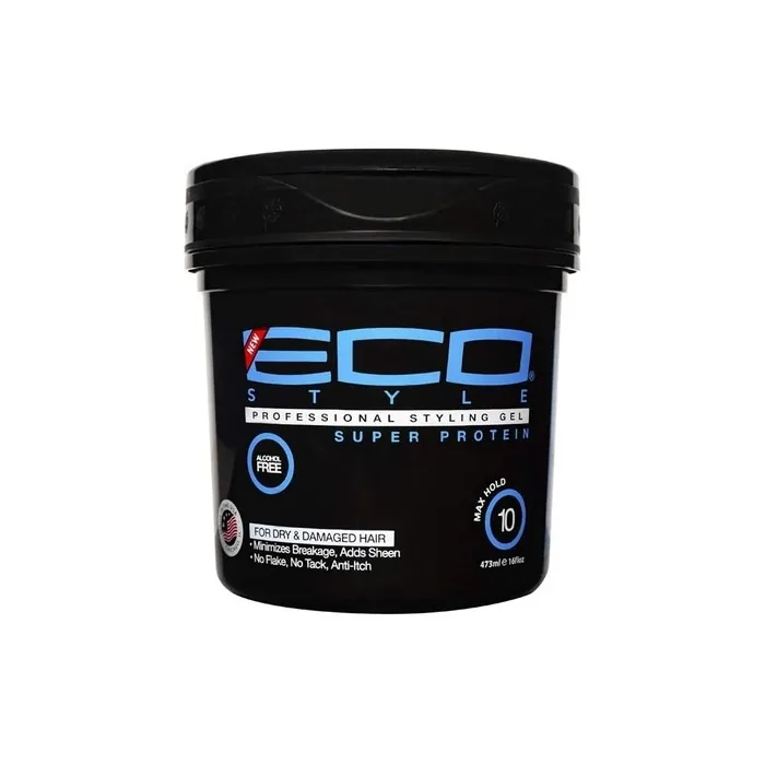 Eco Styler Super Protein Styling Gel 473ml - Black