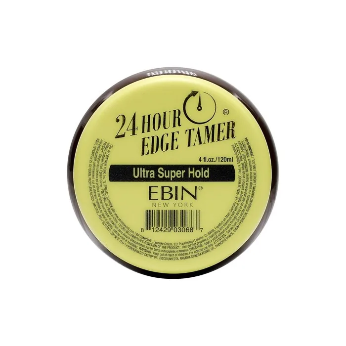 Ebin New York 24 Hour Edge Tamer Ultra Super Hold 4 Oz With Argan Oil And Castor Oil