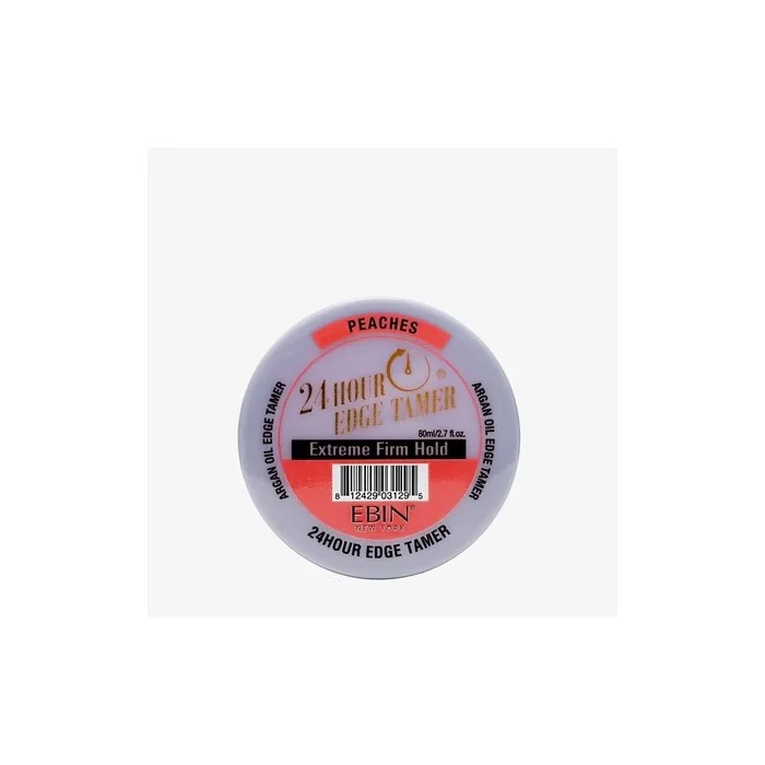 Ebin New York 24 Hour Edge Tamer Refresh Extreme Firm Hold 27 Oz Peaches With Argan Oil & Castor Oil 7654g