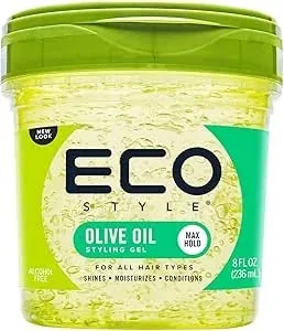 Eco Style Olive Oil Gel 8oz Hair Gel For Styling