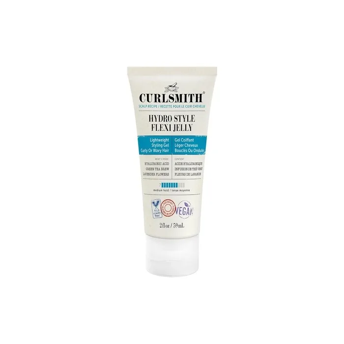 Curlsmith Hydro Style Flexijelly Vegan Defining Gel for Wavy and Curly Hair