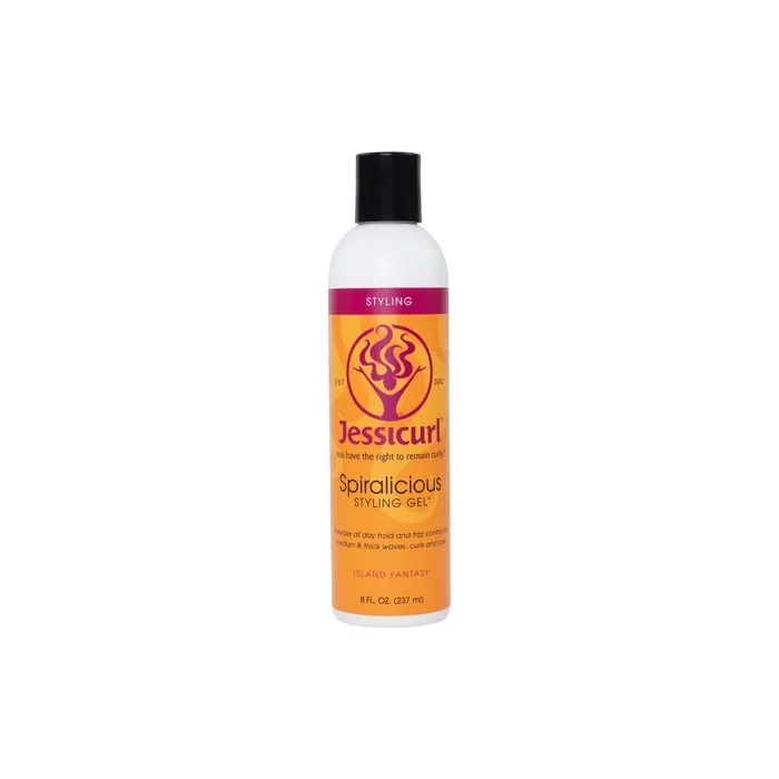 Jessicurl Spiralicious Gel Island Fantasy 8 Fl Oz Curl Defining Curly Hair