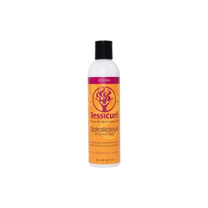 Jessicurl Spiralicious Gel No Fragrance Added 8 Fl Oz Curl Defining