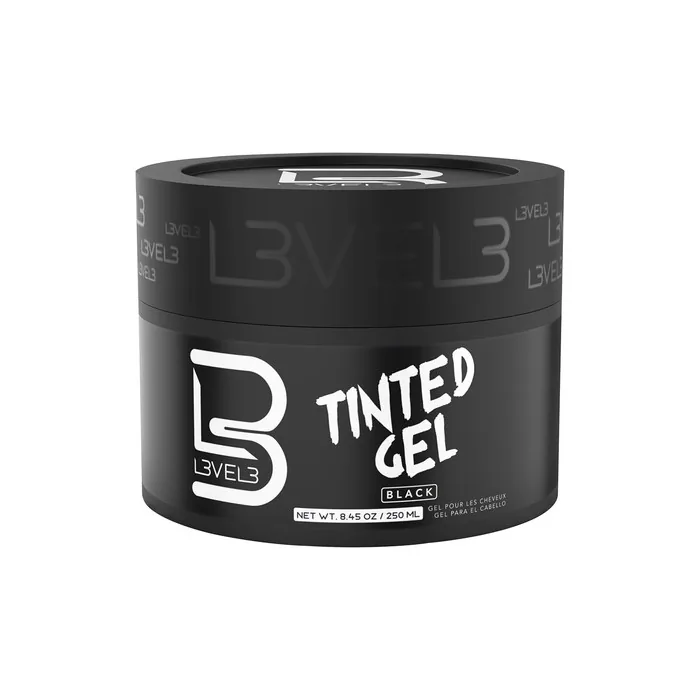 L3VEL3 Tinted Gel Black for Men 8.45 oz