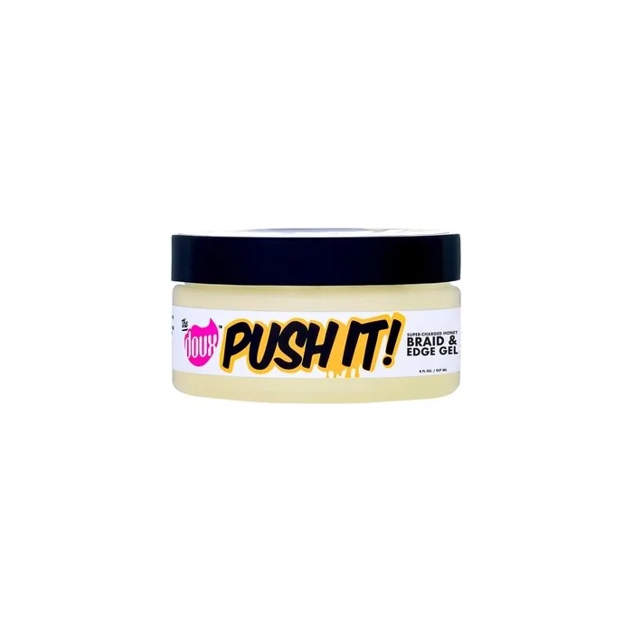The Doux Push It! Braid & Edge Gel 8.0 Fl Oz