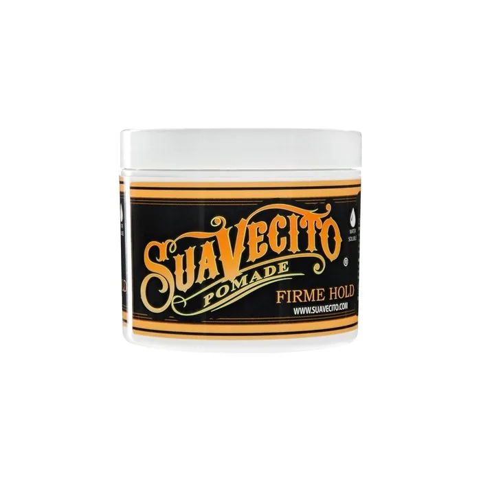 Suavecito Pomade Firme Strong Hold 4oz Medium Shine Water Based Hair Gel