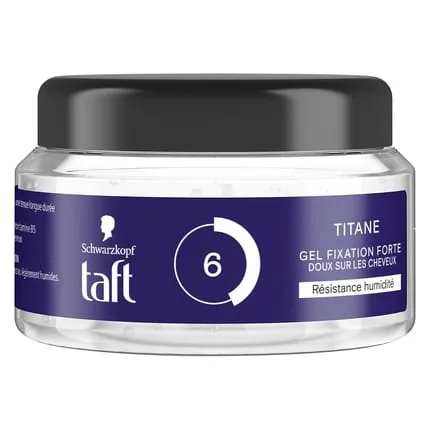 Schwarzkopf Taft Titanium Styling Gel Moisture Resistant Strong