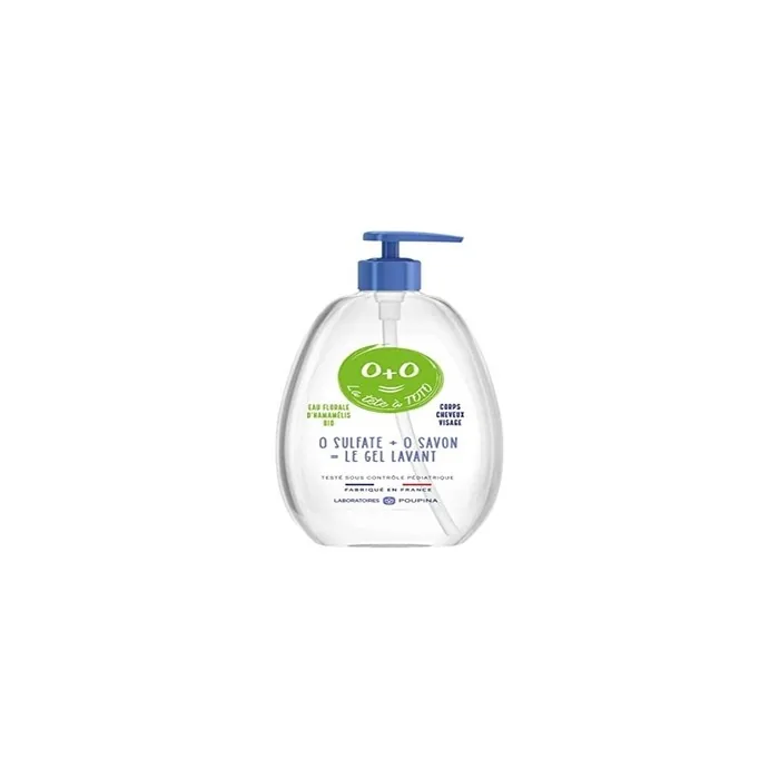 Poupina Toto Hair Gel 0 Sulfate and 0 Soap with Panthenol and Witch Hazel