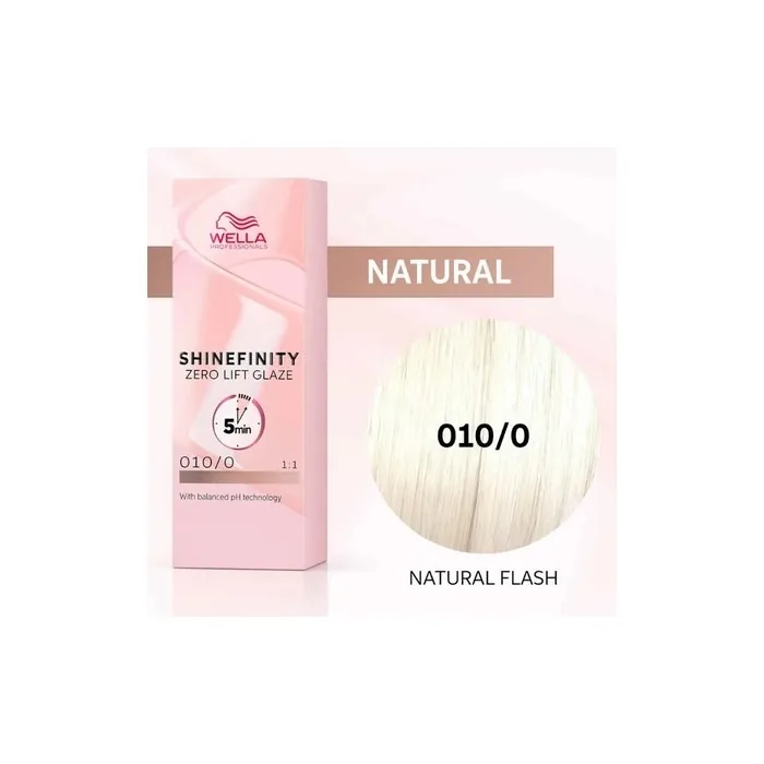 Wella Shinefinity Zero Lift Glaze 0100 Natural Flash 60ml