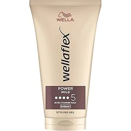Wella Wellaflex Power Hold Hair Gel For Women 150 Ml Ultra Strong Hold For Up To 24 Hours