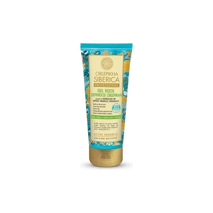 Natura Siberica Oblepikha Curl Defining Gel 200ml Perfect For Wavy And Curly Hair