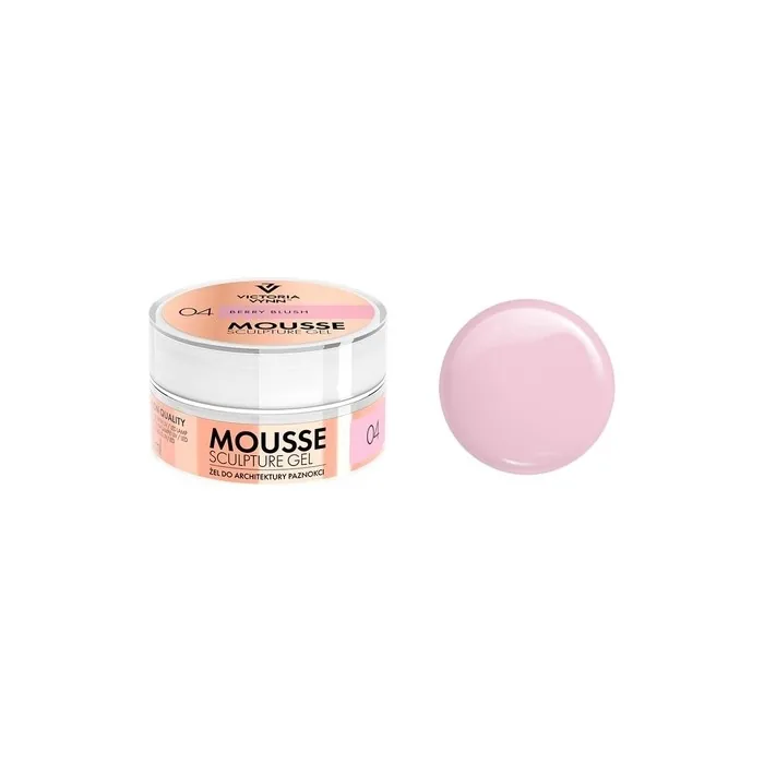Victoria Vynn Thixotropic Mousse Sculpture Gel 15ml Nails Building Extension 04 Berry Blush