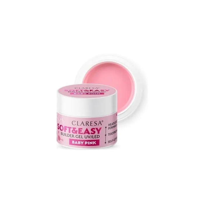 Builder Gel Soft & Easy Baby Pink 90g Claresa