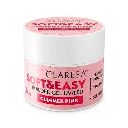 Claresa Uilder Gel With Particles Pink Soft And Easy 12g