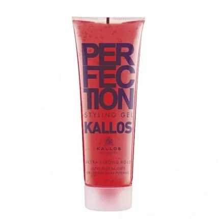 Kallos Ultra Strong Hold Hair Styling Gel, 250ml - Professional Firm Control Formula