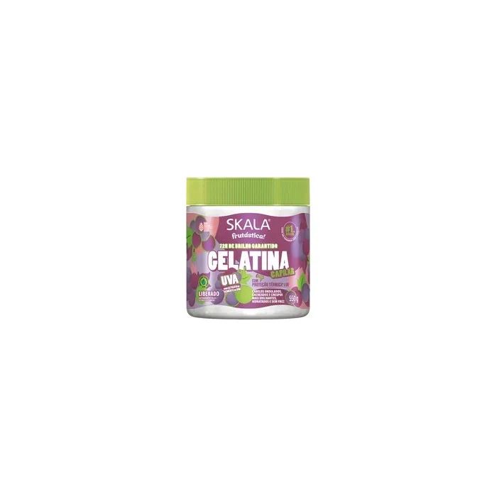 Skala Frutástica Grape Hair Gelatin Extreme Shine 550g