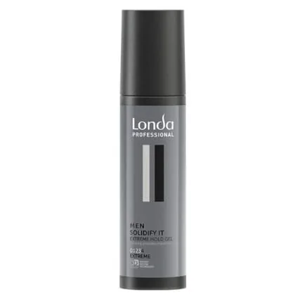 Londa Professional Men Solidify It Extreme Hold Gel 100 Ml Hair Gel With Extra Strong Fixation