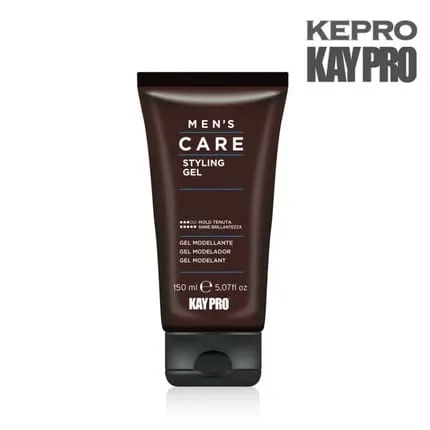 Kepro Mens Care Styling Gel Strong Hold For Longlasting Styling 150ml