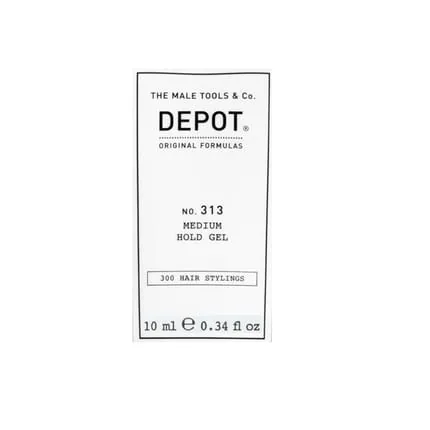 Depot 300 Hair Stylings No 313 Uv Filter Hair Styling Gel Medium Hold 10 Ml