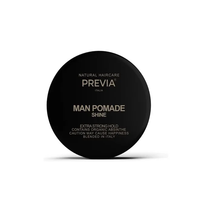 Previa Man Pomade Shine Extra Strong Hold with Organic Absinthe