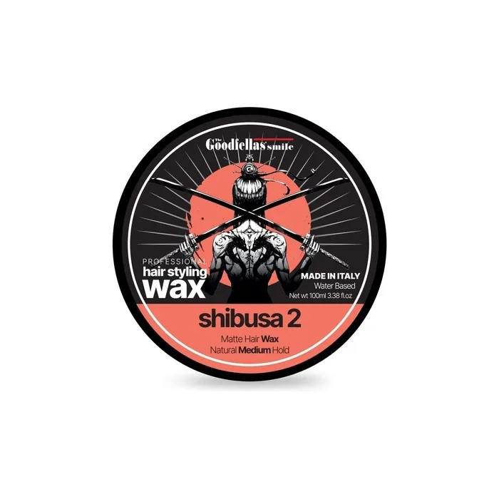 The Goodfellas' Smile Matte Hair Wax Shibusa 2 100ml Peach 100g