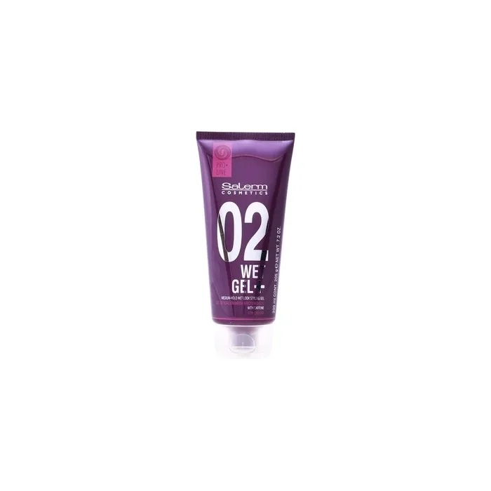 Salerm Cosmetics Wet Gel Medium Hold Wet Look Styling Gel 200ml
