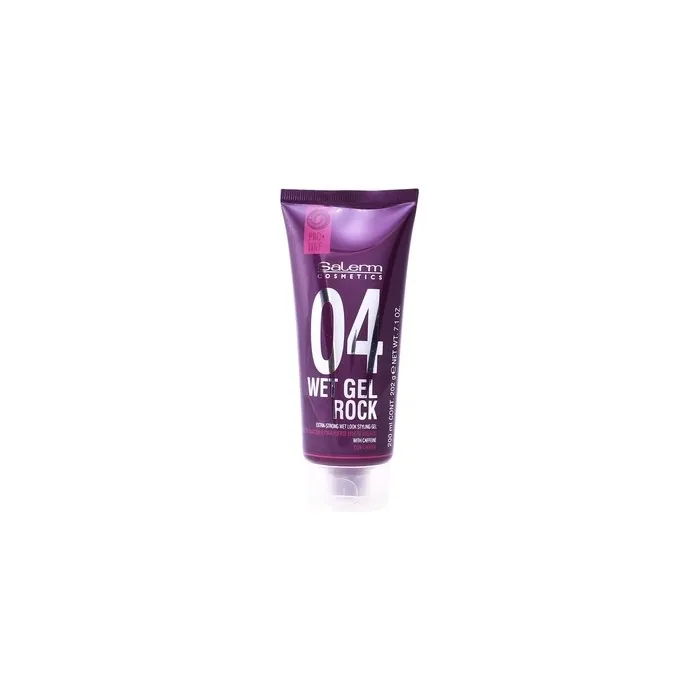 Salerm Cosmetics Wet Gel Rock Extra Strong Wet Look Styling Gel 200ml