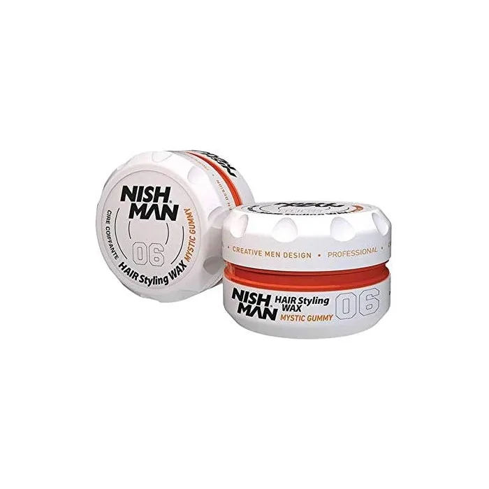 Nish Man Hair Styling Gel Wax Orange 150ml